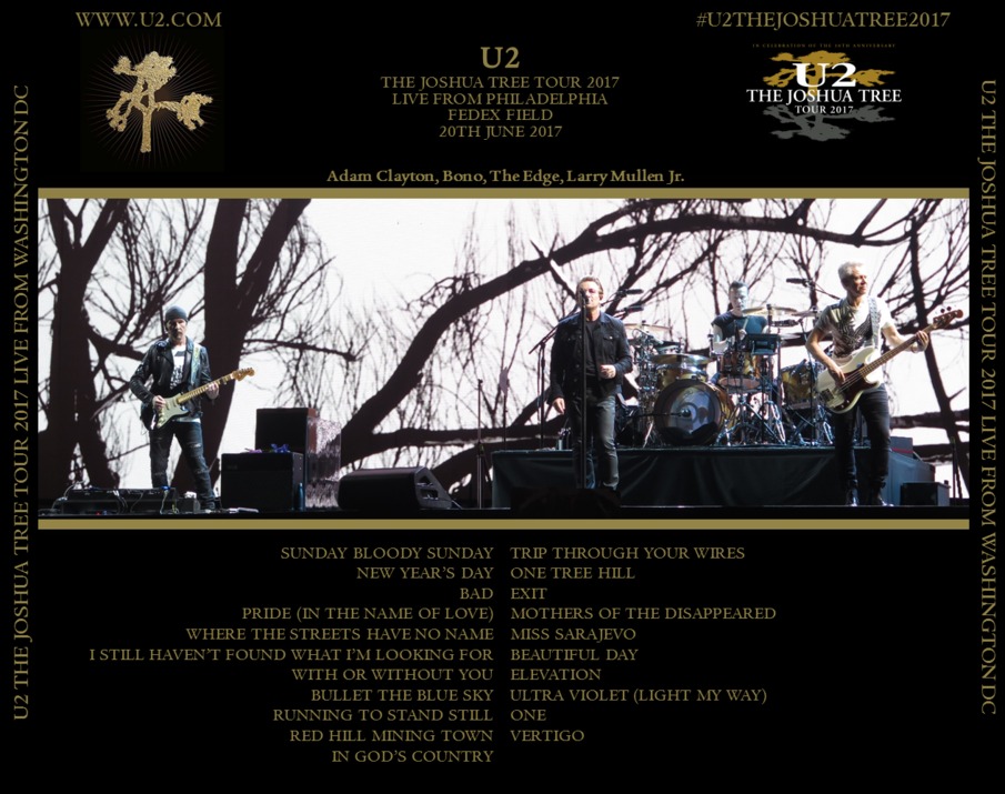 U2gigs.com cover » Audio » 2017 - Joshua Tree Tour 2017 » 02